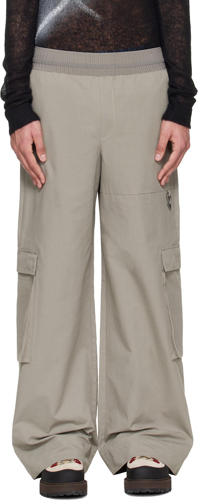 Green Pulsar Cargo Pants by HELIOT EMIL
