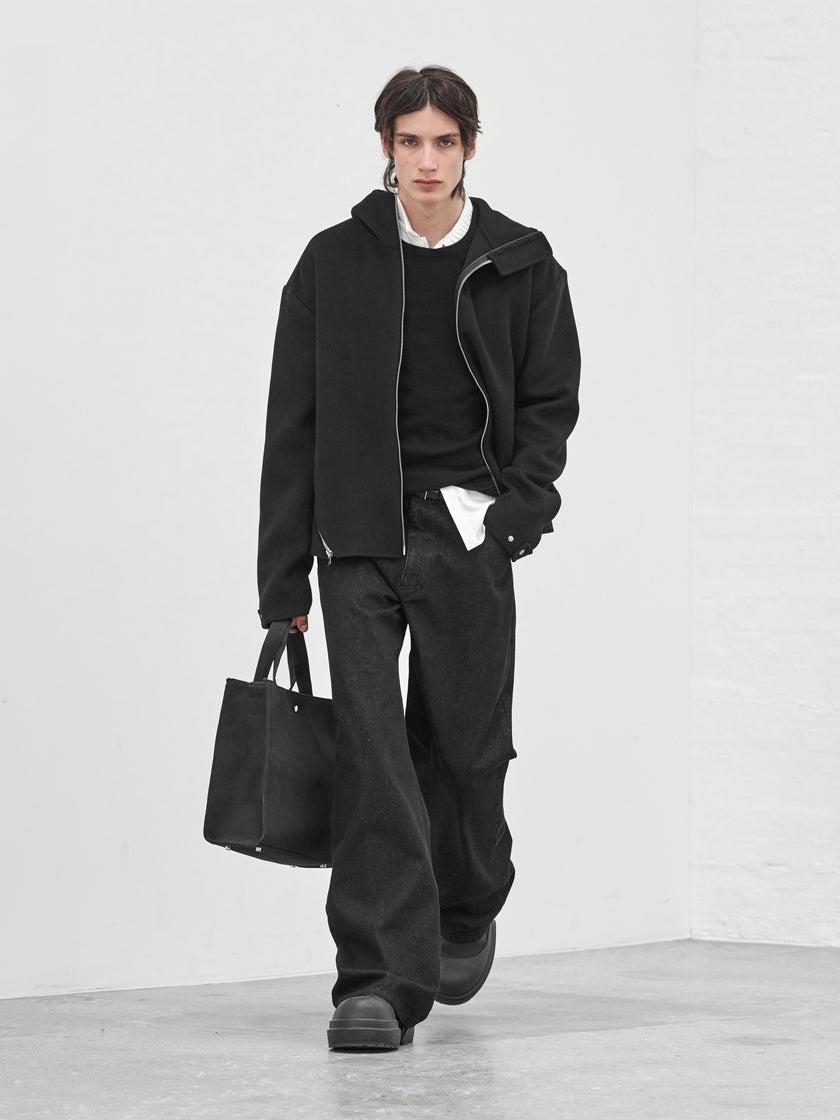 LASING WOOL JACKET by HELIOT EMIL