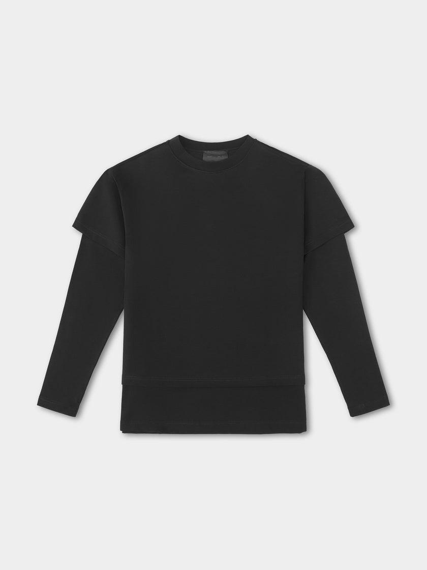 LAYERED CREWNECK by HELIOT EMIL