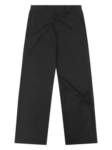 Lavic tie-fastening trousers by HELIOT EMIL