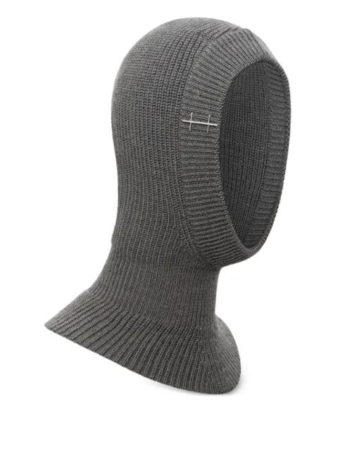 Nebula ribbed-detail balaclava by HELIOT EMIL