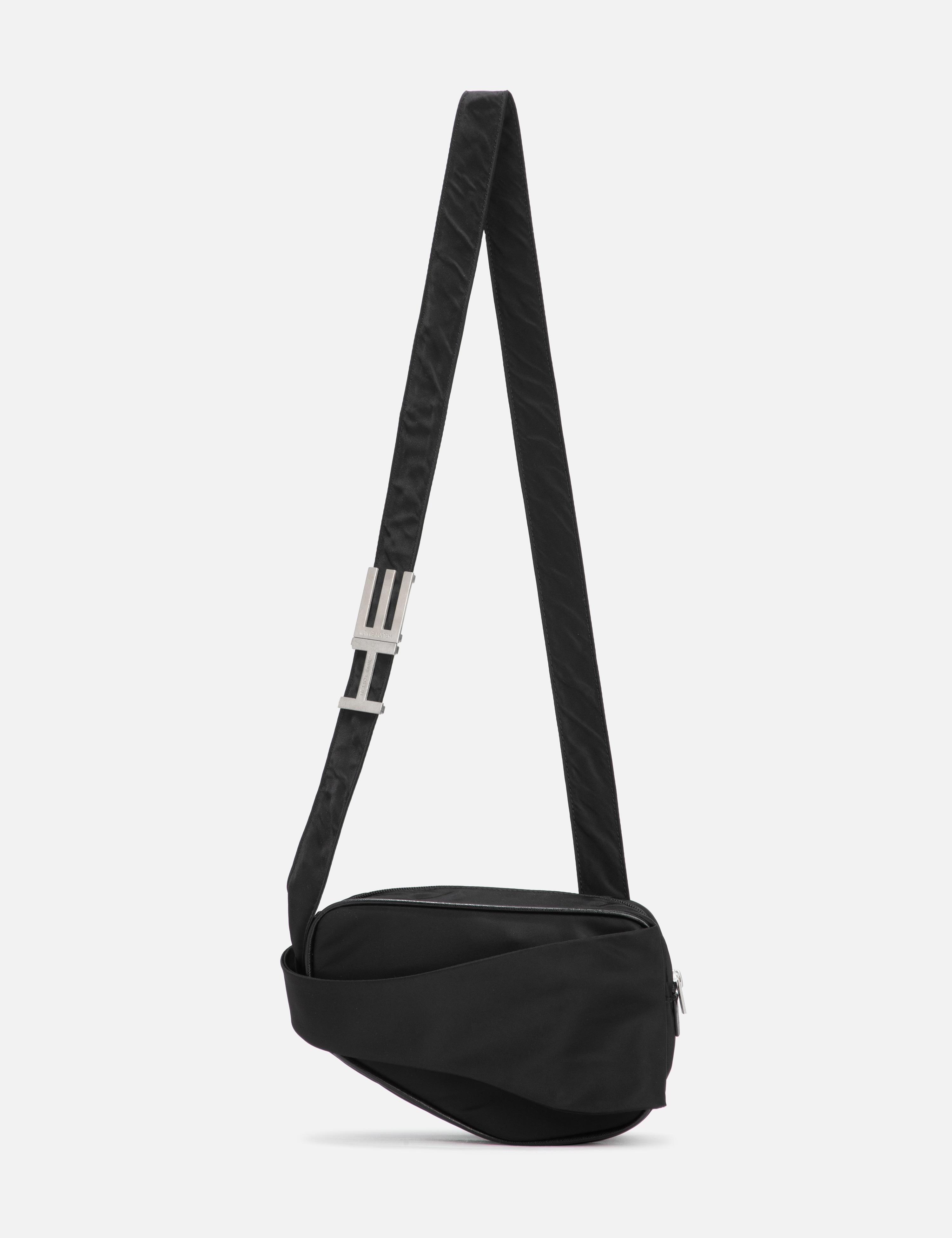 HELIOT EMIL: Black Phone Sling Bag