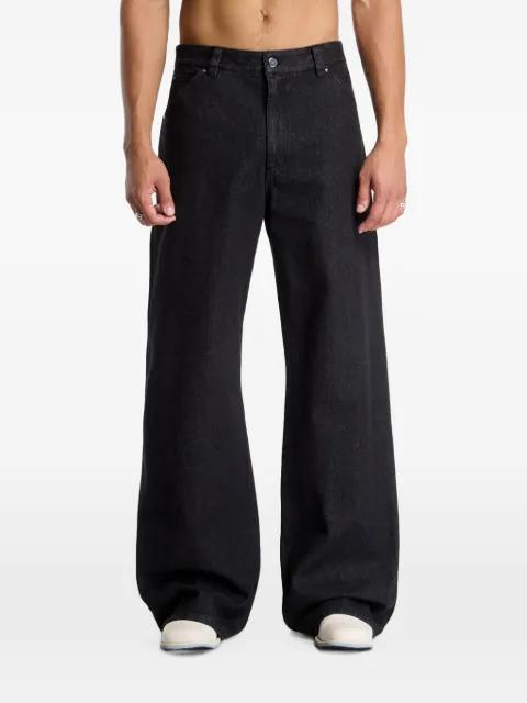 Uniform wide-leg jeans by HELIOT EMIL