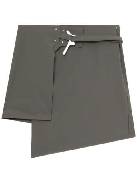 asymmetric wrap skirt by HELIOT EMIL