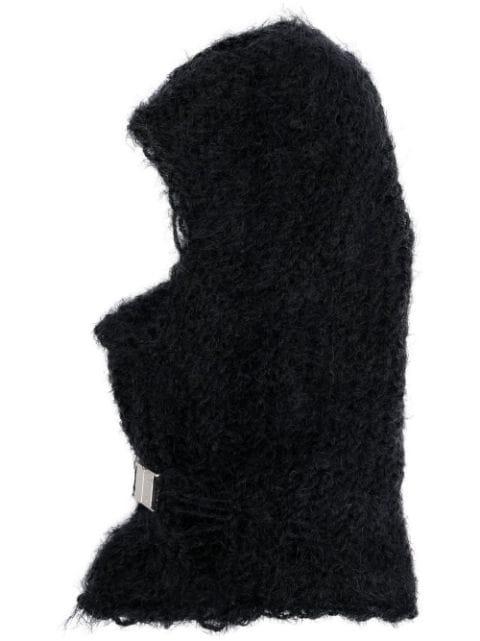 brushed mohair balaclava by HELIOT EMIL