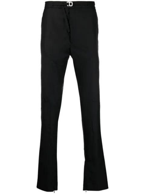 buckled straight-leg trousers by HELIOT EMIL