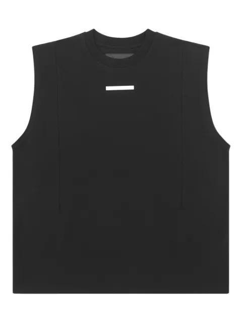 crew-neck sleeveless tank top by HELIOT EMIL