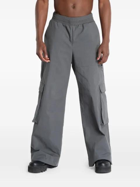 elastic-waist cargo trousers by HELIOT EMIL