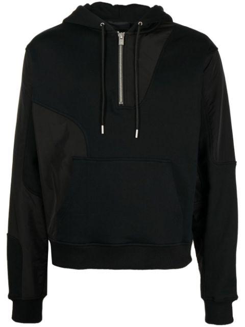 half-zip cotton sweatshirt by HELIOT EMIL