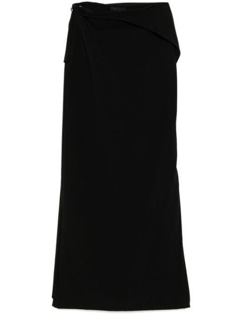 panel detailing skirt by HELIOT EMIL