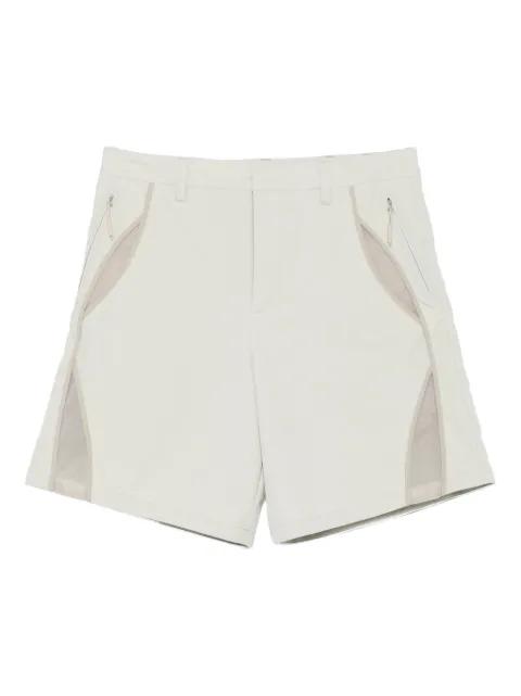 panelled mesh insert shorts by HELIOT EMIL