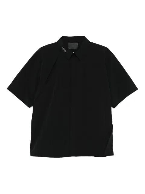 pin-detailed panelled shirt by HELIOT EMIL