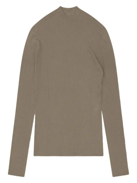 ribbed high-neck sweater by HELIOT EMIL