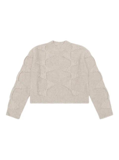 spiral-knit wool sweater by HELIOT EMIL