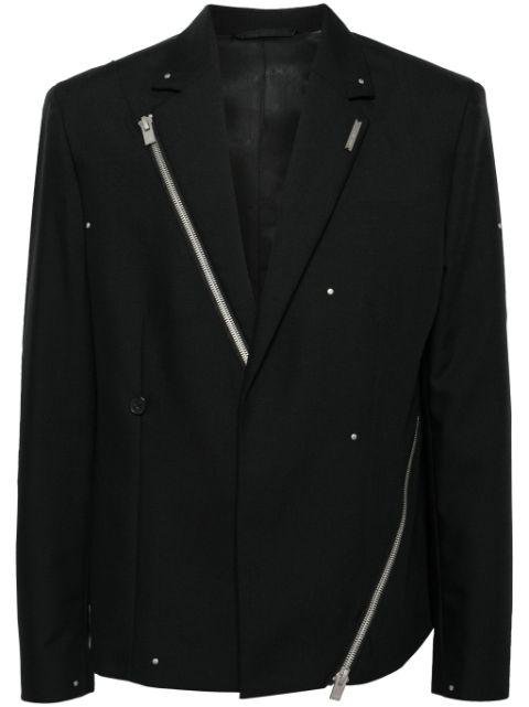 wool-kid mohair blend tailored jacket by HELIOT EMIL