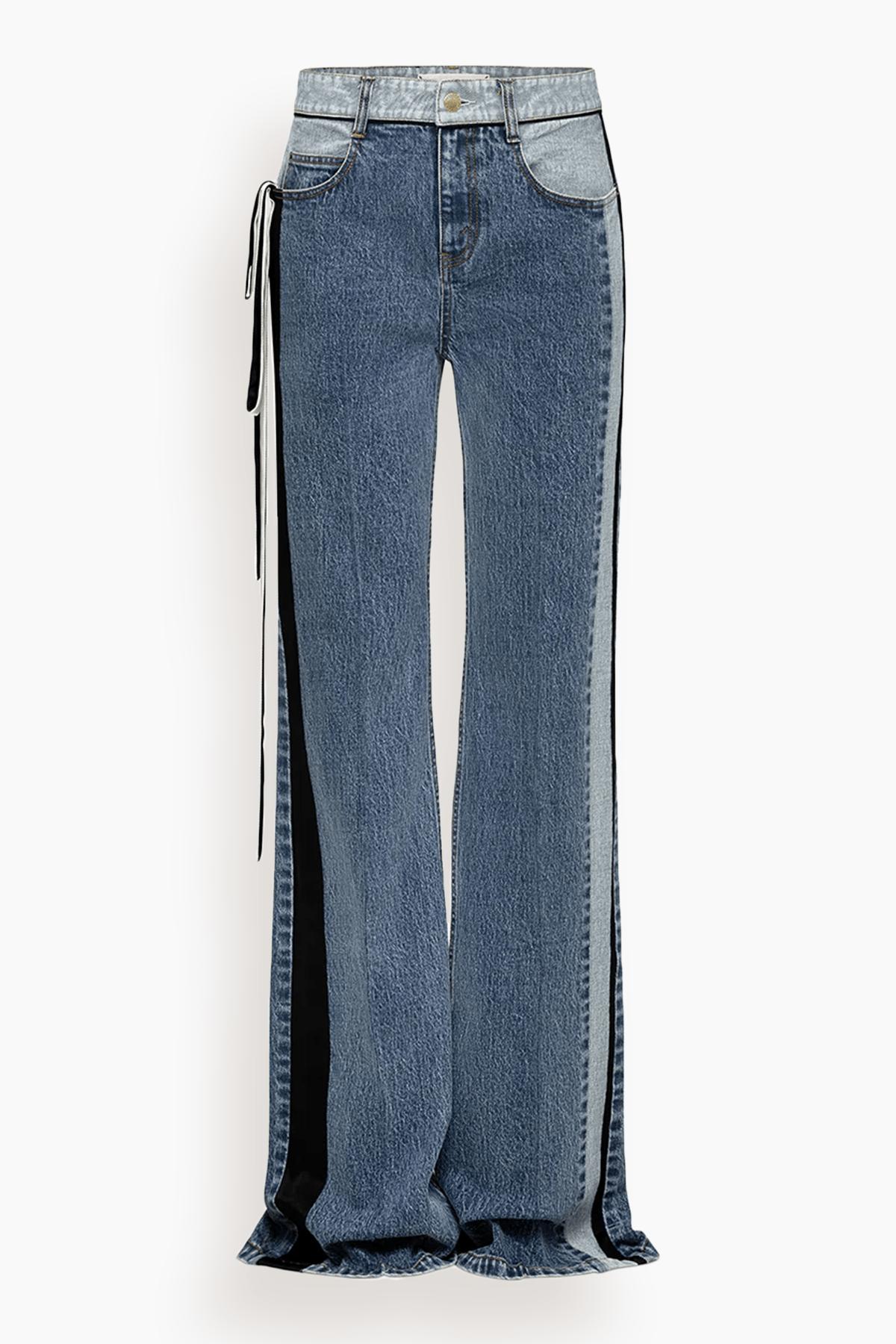 Ben Jeans in Dark Stone Wash/White by HELLESSY