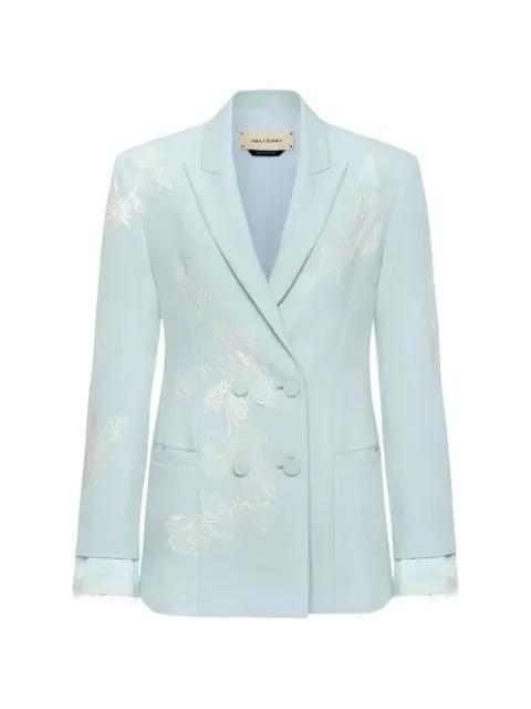 Bruce floral-embroidered blazer by HELLESSY