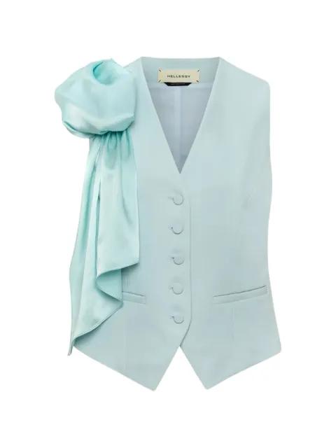 Paloma ribbon floral vest by HELLESSY