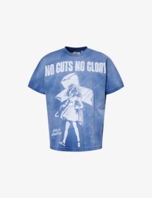 Carty Graphic-Print Cotton-Jersey T-Shirt by HELLSTAR