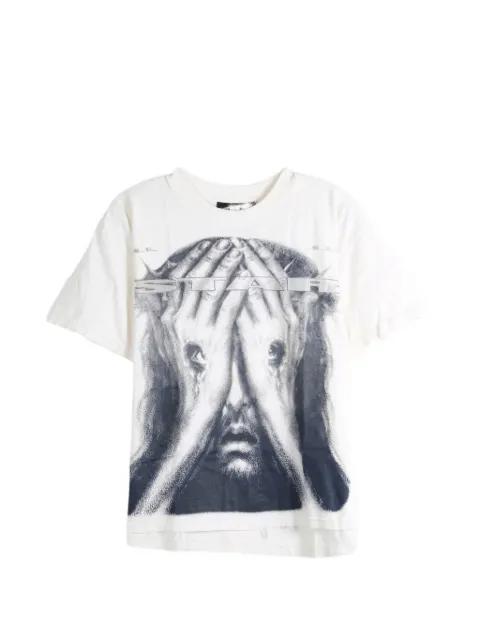 Jesus Eyes graphic-print T-shirt by HELLSTAR