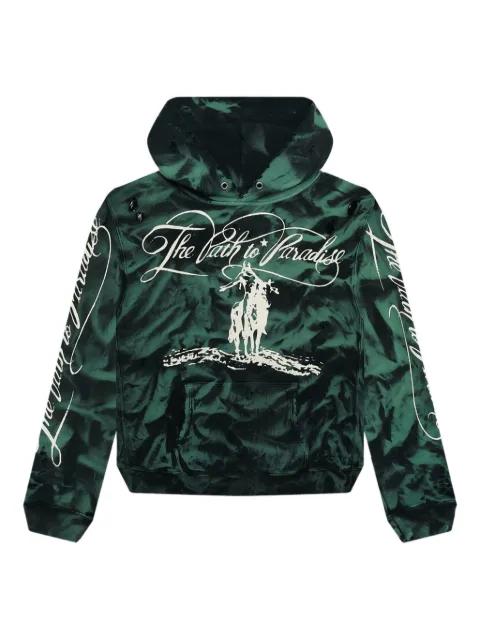 Marble Paradise hoodie by HELLSTAR