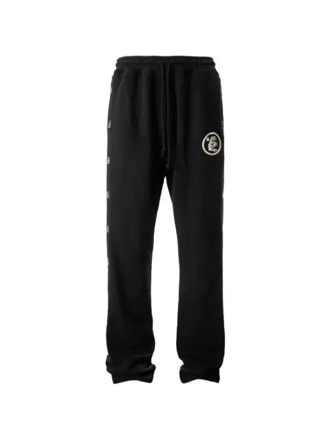 Mirror Face "Black" track pants by HELLSTAR