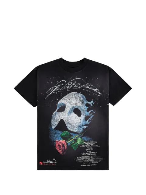 Phantom of the Opera logo-print T-shirt by HELLSTAR