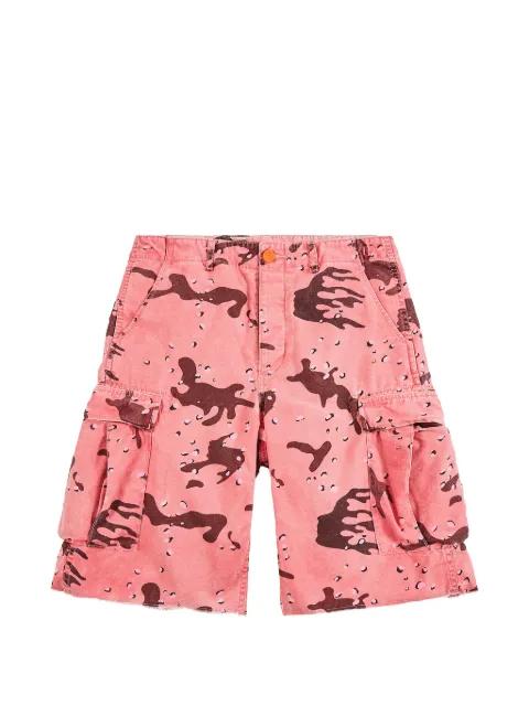 camouflage-print cargo shorts by HELLSTAR