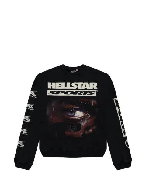 printed crewneck longsleeve sweatshirt by HELLSTAR