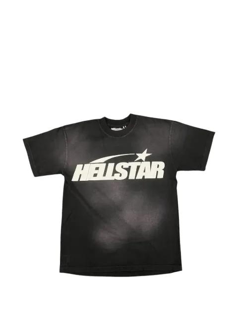 rhinestone-embellished logo T-shirt by HELLSTAR