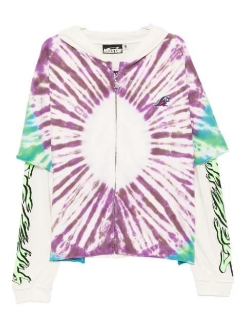 tie-dye hoodie by HELLSTAR