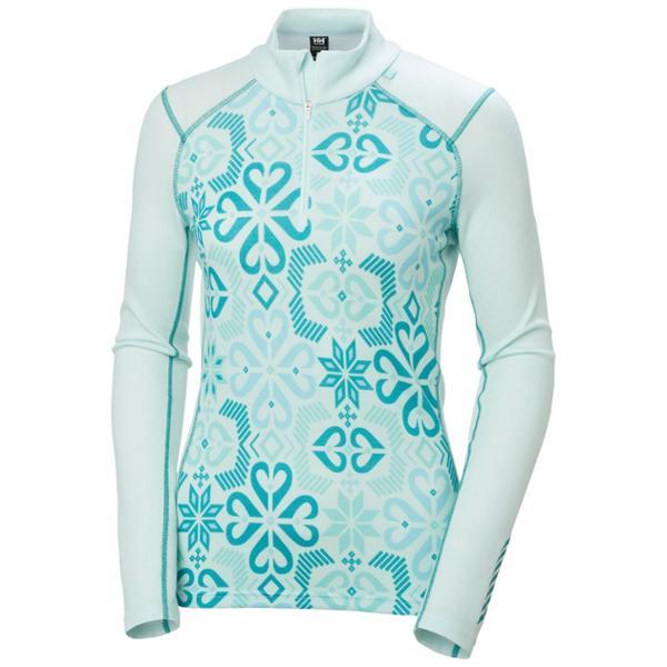 LIFA Merino Midweight 2-in-1 Graphic Half-Zip Base Layer Top by HELLY HANSEN