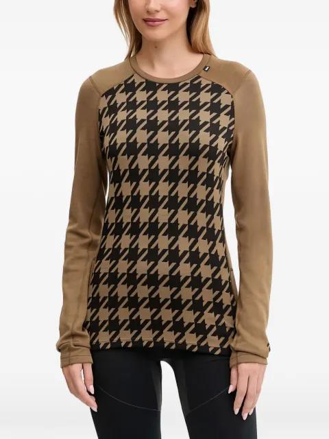 Lifa houndstooth-pattern base layer by HELLY HANSEN