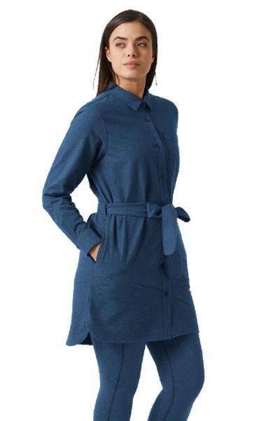 Organic Flannel Shirt Dress by HELLY HANSEN
