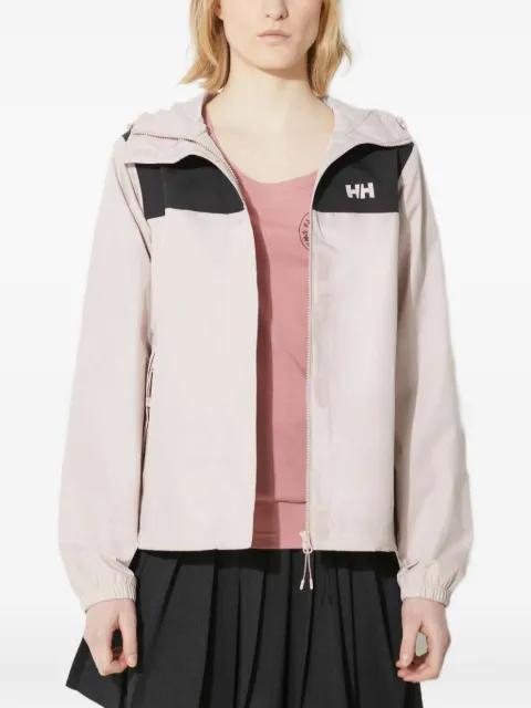 Vancouver colourblock hoodied rain jacket by HELLY HANSEN