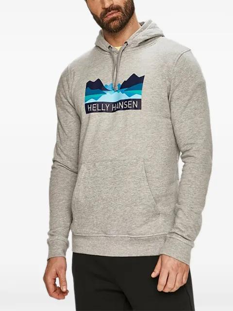 graphic-print hoodie by HELLY HANSEN