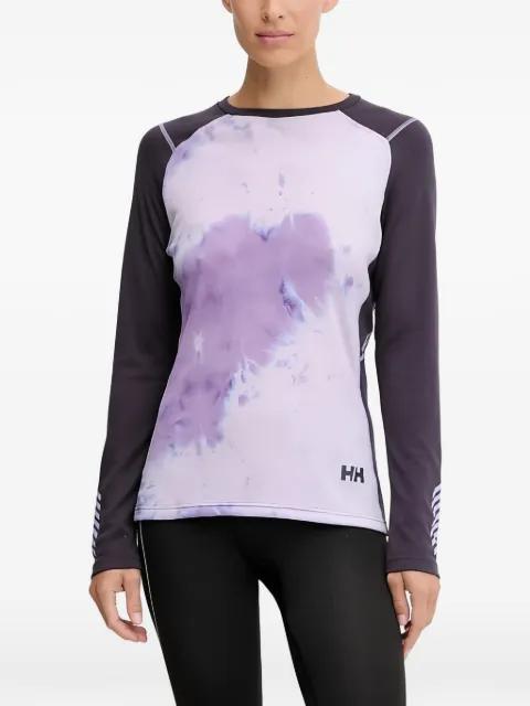 tie dye long-sleeve base layer by HELLY HANSEN