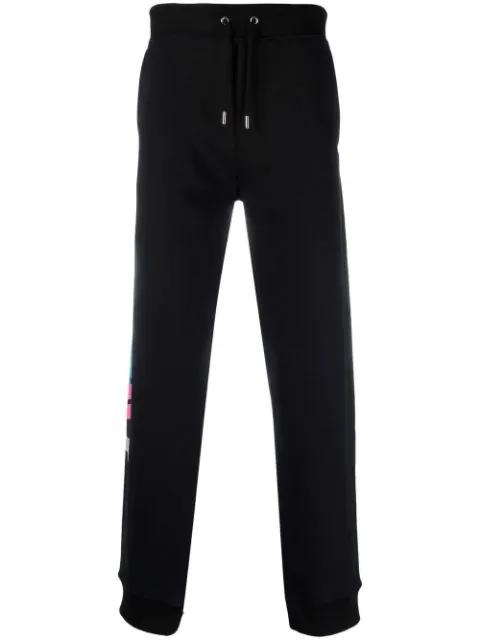 3D logo track pants by HELMUT LANG