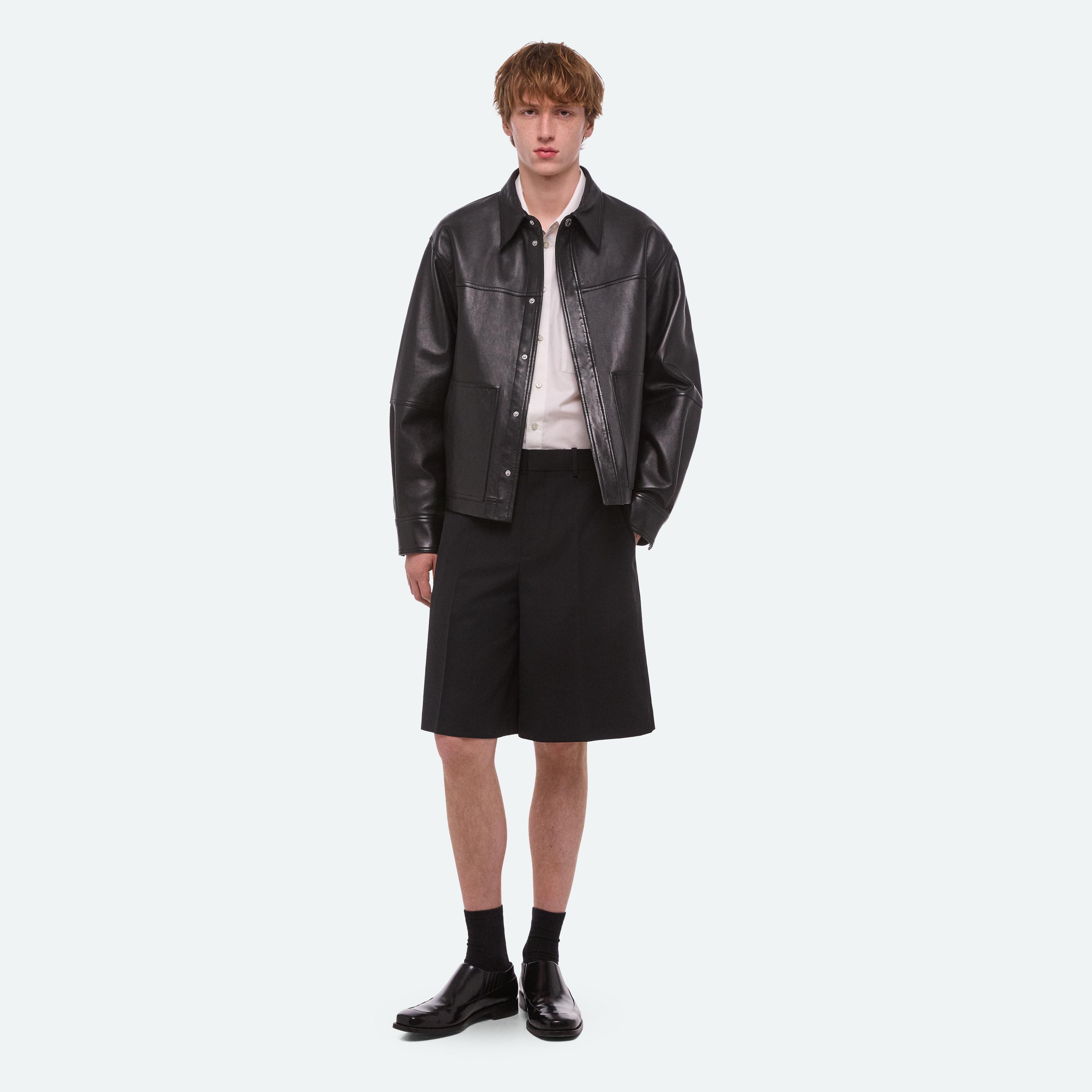 Bonded Leather Jacket by HELMUT LANG