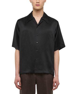 Boxy Short Sleeve Camp Shirt by HELMUT LANG