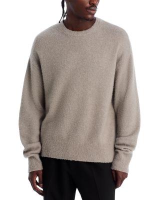 Brushed Wool Cashmere Crewneck Sweater by HELMUT LANG