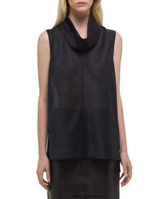 Cowl Neck Top by HELMUT LANG