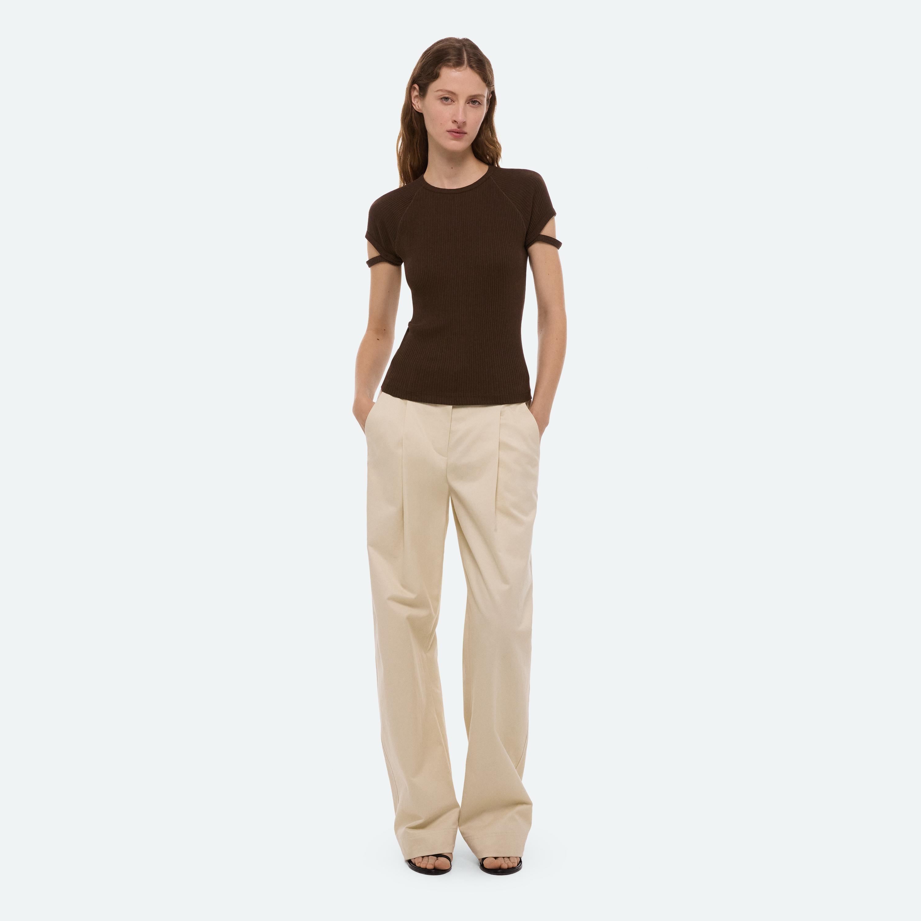 Cropped Raglan Crew by HELMUT LANG