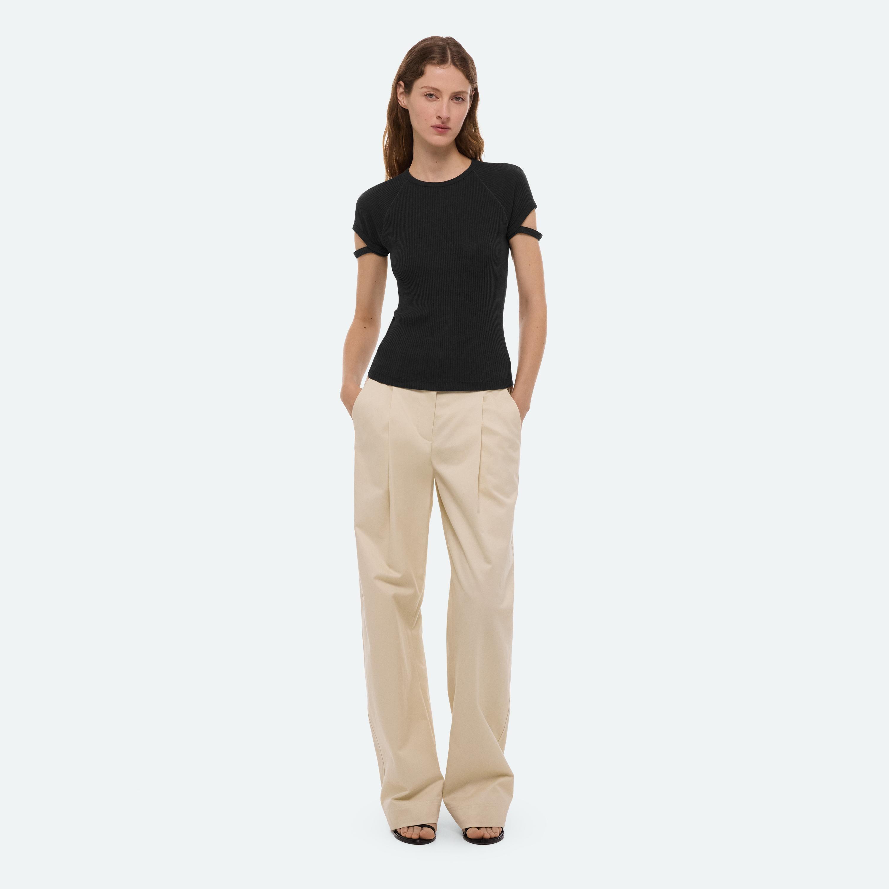 Cropped Raglan Crew by HELMUT LANG