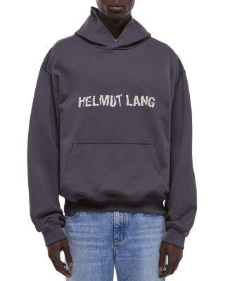 Crumpled Logo Hoodie by HELMUT LANG