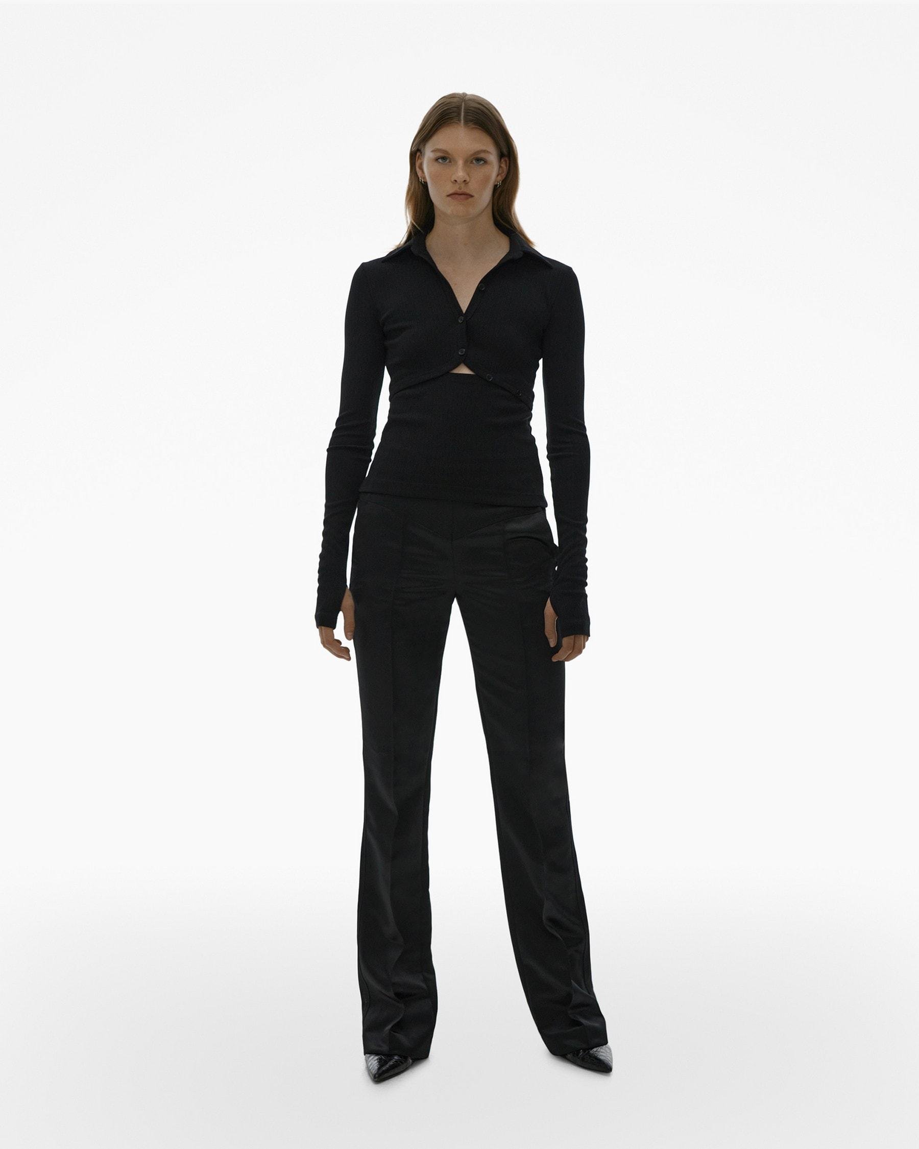 Cut-Out Polo Top by HELMUT LANG