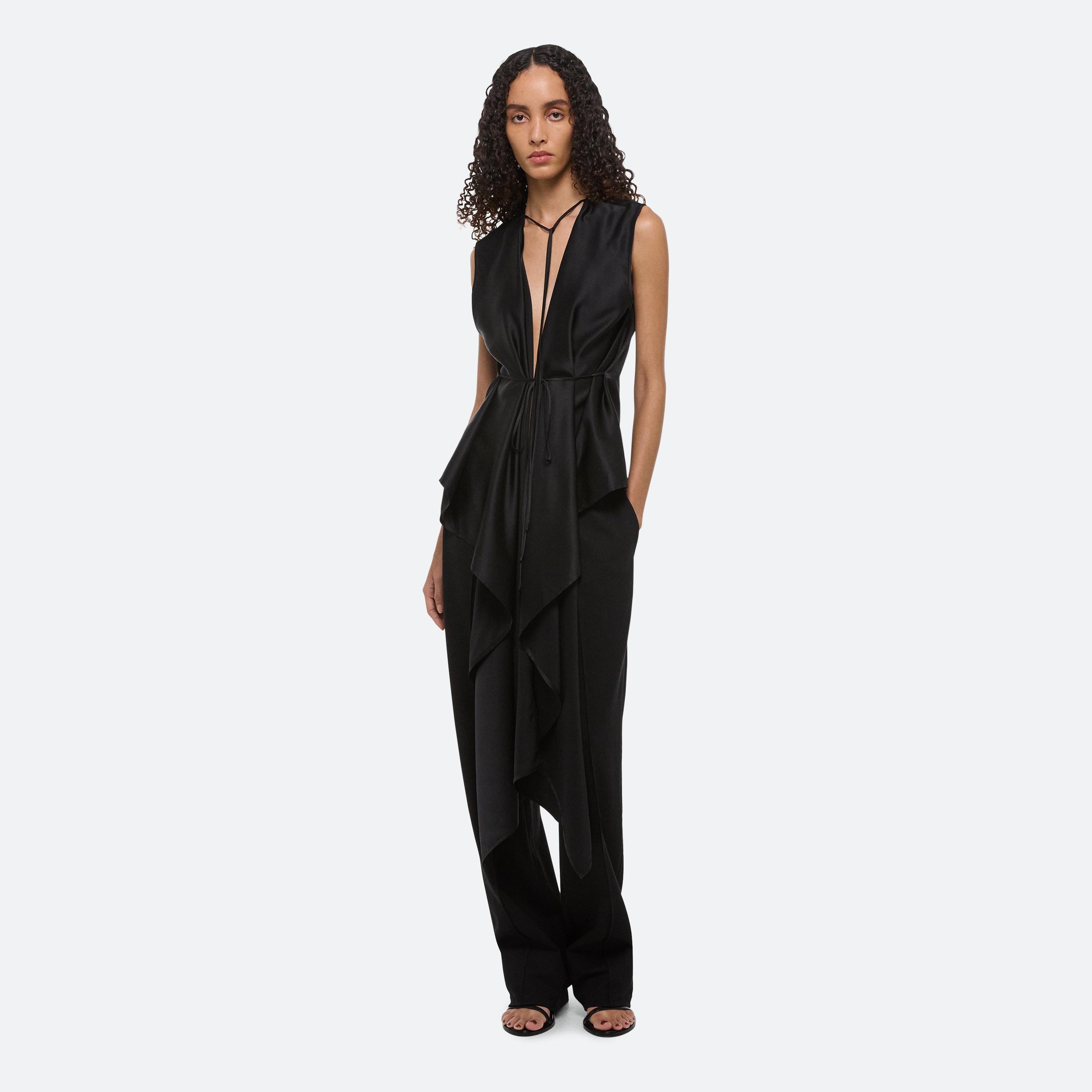 Draped Scarf Top by HELMUT LANG