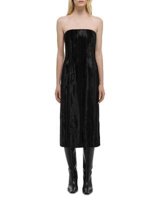 Faux Fur Midi Dress by HELMUT LANG