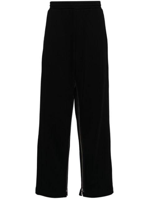 Gusset cotton track pants by HELMUT LANG