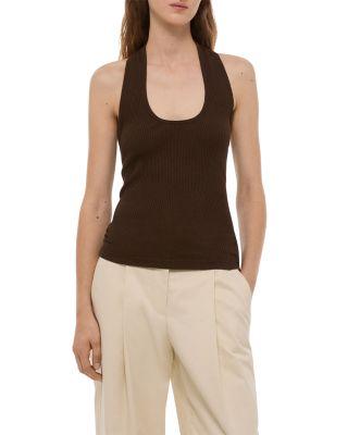Halter Strap Tank Top by HELMUT LANG